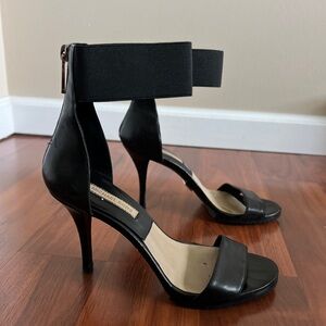 Michael Kors Black Ankle Strap Heels